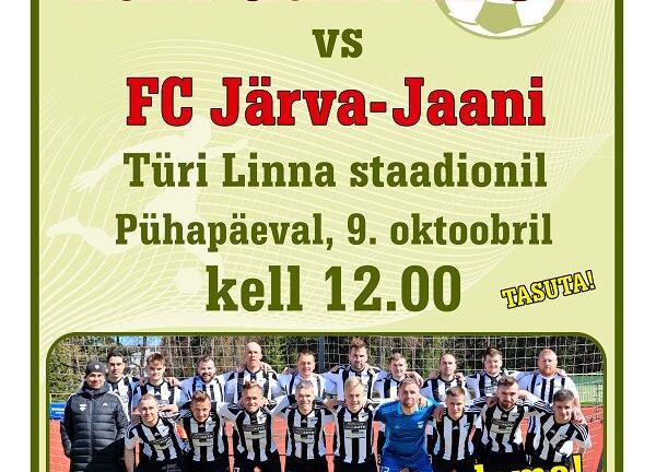 Jalgpall Türi Ganvix KJ vs FC Järva-Jaani - Türi Linnastaadion