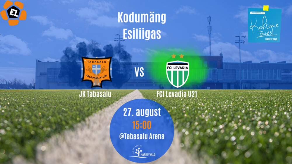 Esiliiga 25. voor: JK Tabasalu vs FCI Levadia U21 - Tabasalu Arena