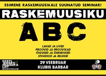 Raskemuusiku ABC - live seminar Barbaris - Rockiklubi Barbar