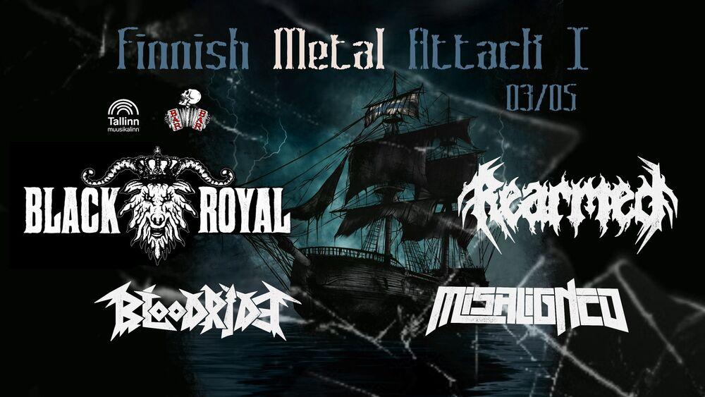 Finnish Metal Attack I: Black Royal, Re-Armed, Bloodride, Misaligned - Rockiklubi Barbar