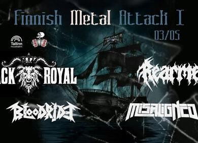 Finnish Metal Attack I: Black Royal, Re-Armed, Bloodride, Misaligned - Rockiklubi Barbar