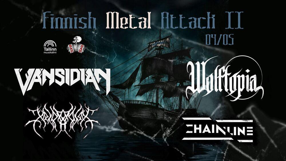 Finnish Metal Attack II: Vansidian, Wolftopia, CRSDB, Chainline - Rockiklubi Barbar