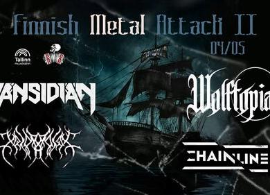 Finnish Metal Attack II: Vansidian, Wolftopia, CRSDB, Chainline - Rockiklubi Barbar