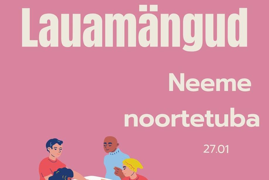 Lauamängud Neeme noortetoas - Neeme Noortetuba