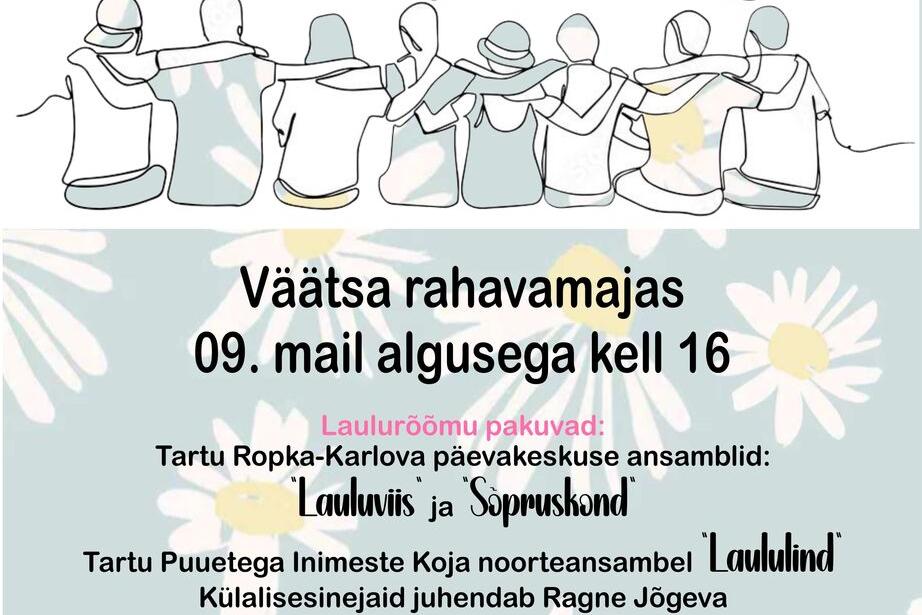 Kontsert "KOOS SÕPRADEGA" Väätsa rahvamajas - Väätsa Rahvamaja