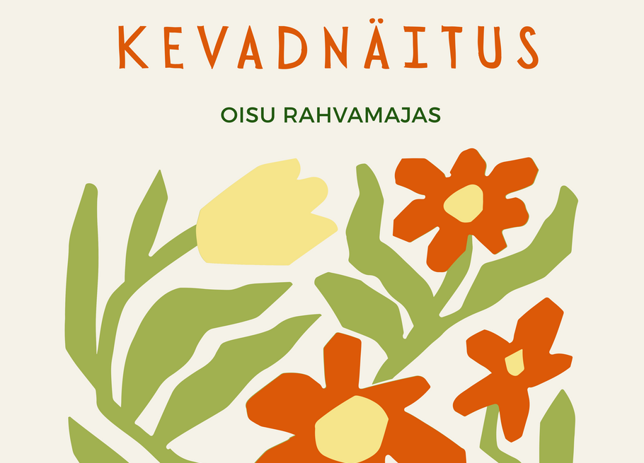 Oisu keraamika- ning käsitööringi KEVADNÄITUS Oisu rahvamajas - Oisu rahvamaja