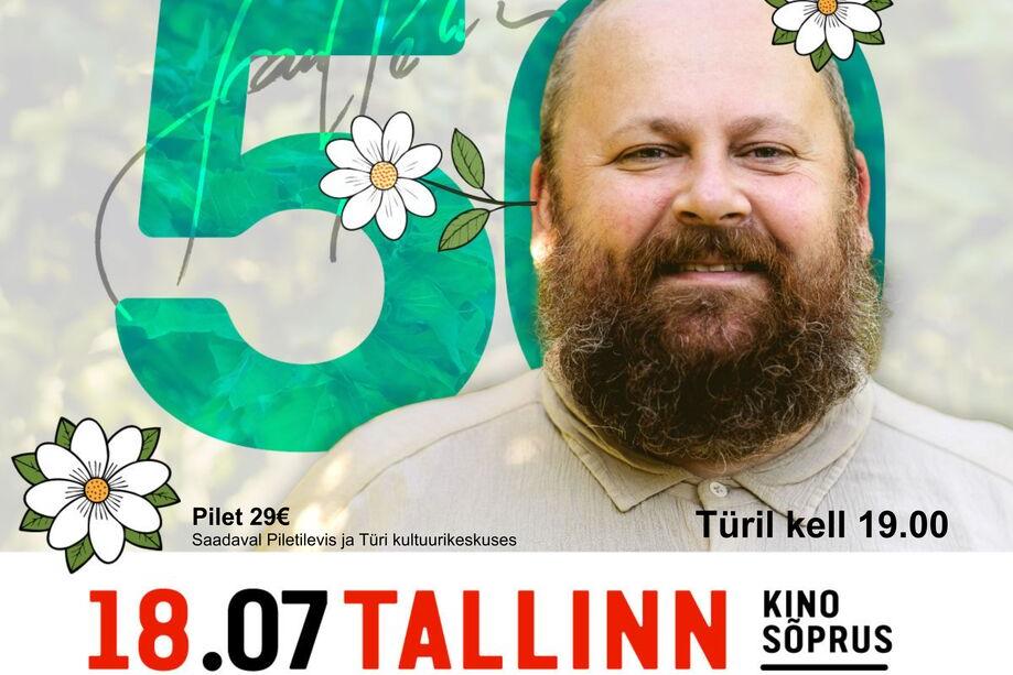 Jaan Pehk 50 ''Palun tule minu sünnipäevale'' Türi kultuurikeskuses - Türi Kultuurikeskus