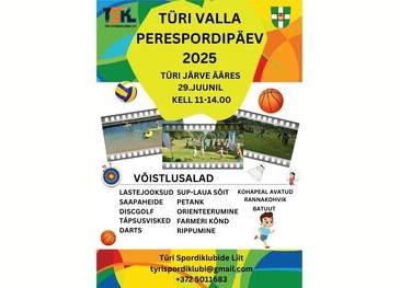 Türi valla perespordipäev Türi tehisjärve ääres - Türi tehisjärve rand
