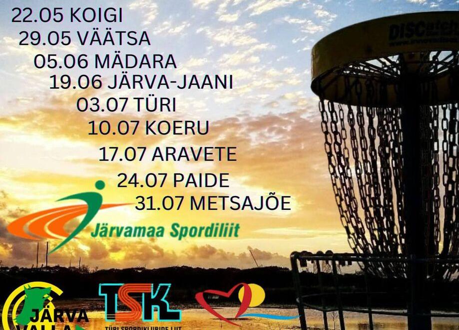 Kesk-Eesti Discgolfi seeriavõistlus - Paide Ülejõe Discgolf