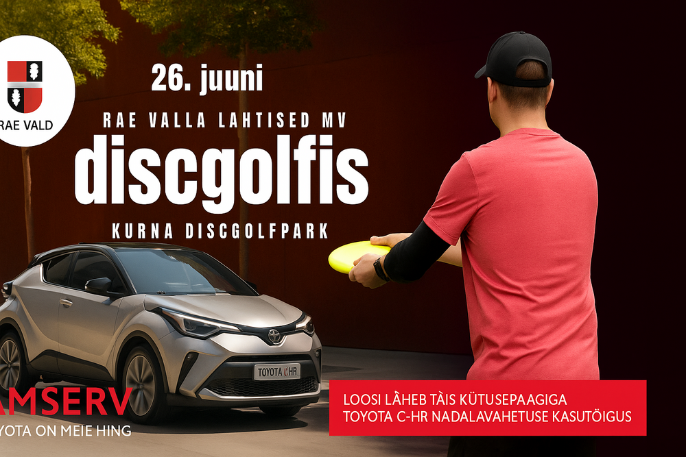 AMSERV Peetri Rae valla lahtised MV discgolfis - Rae Keegel