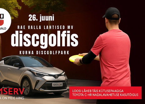 AMSERV Peetri Rae valla lahtised MV discgolfis - Rae Keegel