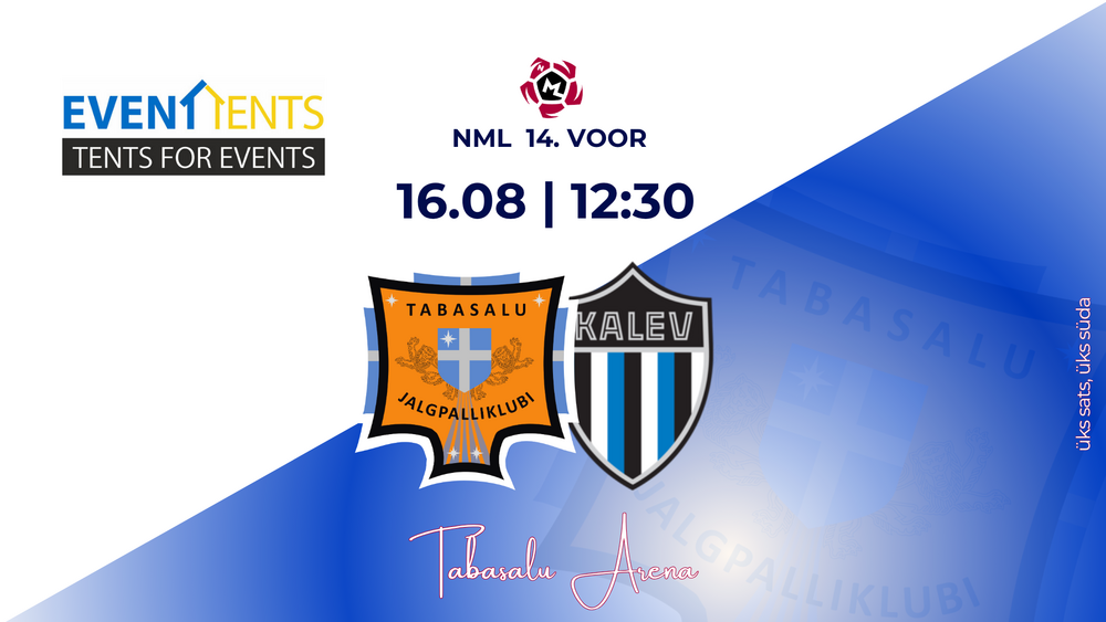 Eventtents esitleb: JK Tabasalu N vs JK Tallinna Kalev N - Tabasalu Arena