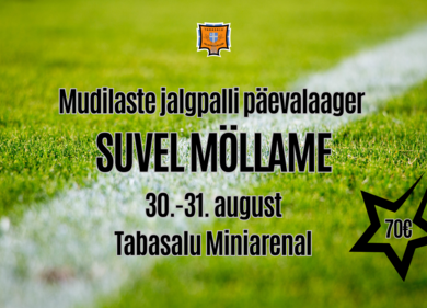 Mudilaste päevalaager SUVEL MÖLLAME - Tabasalu Arena