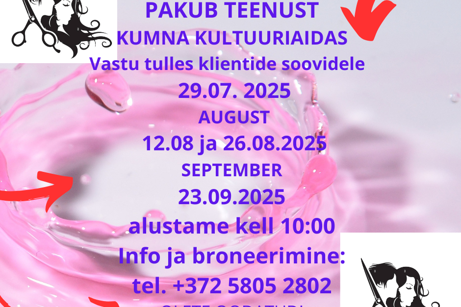 Juuksuri  teenus kogukonnale - Kumna küla, Kivikirsi tee 1, Harku vald, 76614 Harjumaa