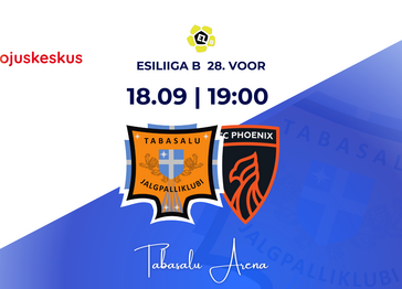 Soojuskeskus esitleb: JK Tabasalu vs Jõhvi FC Phoenix - Tabasalu Arena