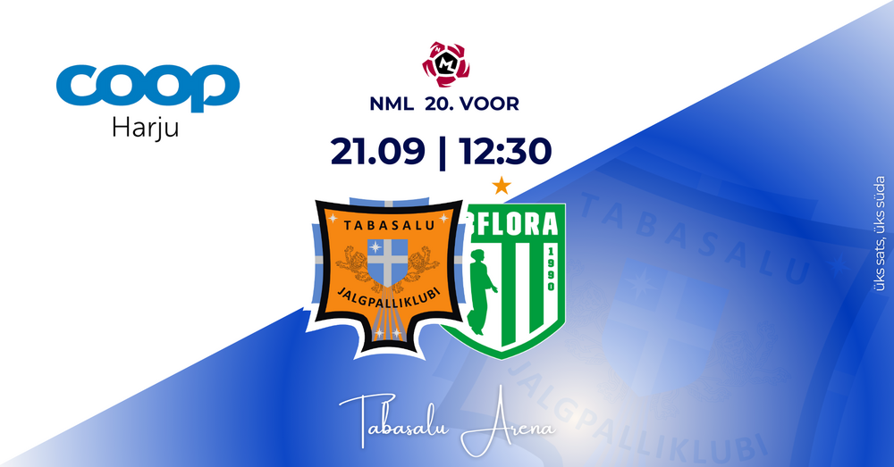 Coop Harju esitleb: JK Tabasalu N vs FC Flora N - Tabasalu Arena
