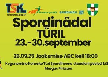 Spordinädala avatud treening: JOOKSMISE ABC - Konesko Türi Spordihoone