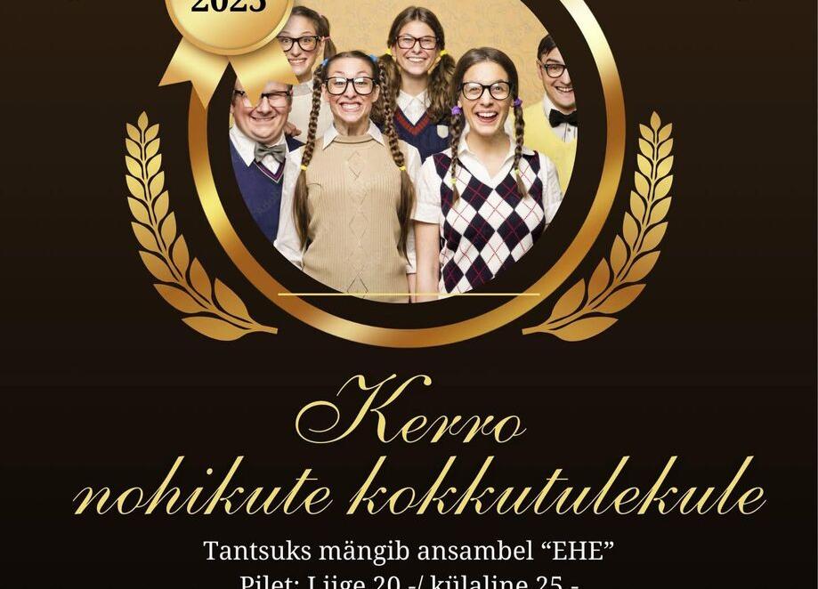 KERRO klubi "NOHIKUTE KOKKUTULEK" Käru rahvamajas - Käru Rahvamaja