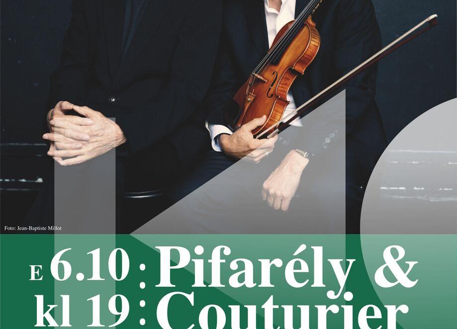 Uus Kontsert esitleb- Pifarély & Couturier "Prelüüdid ja laulud" Türi kultuurikeskuses. - Türi Kultuurikeskus