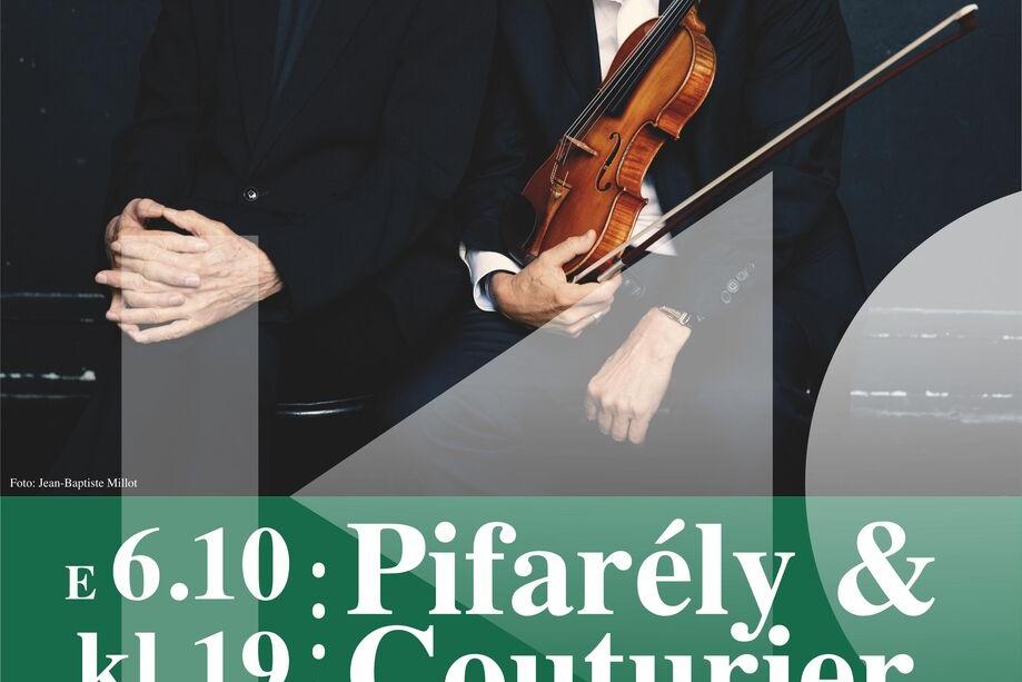 Uus Kontsert esitleb- Pifarély & Couturier "Prelüüdid ja laulud" Türi kultuurikeskuses. - Türi Kultuurikeskus