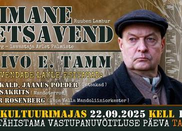 Muusikaline dokumentaaldraama  ”Viimane metsavend“ Türi kultuurikeskuses - Türi Kultuurikeskus
