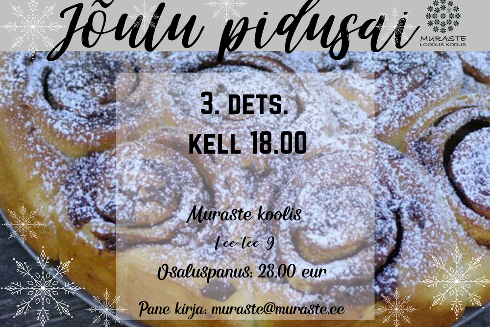 Jõulu pidusaia õpituba - Muraste koolimaja (aatrium) Lee tee 9, Muraste Jõulu pidusaia õpituba - Muraste koolimaja (aatrium) Lee tee 9, Muraste