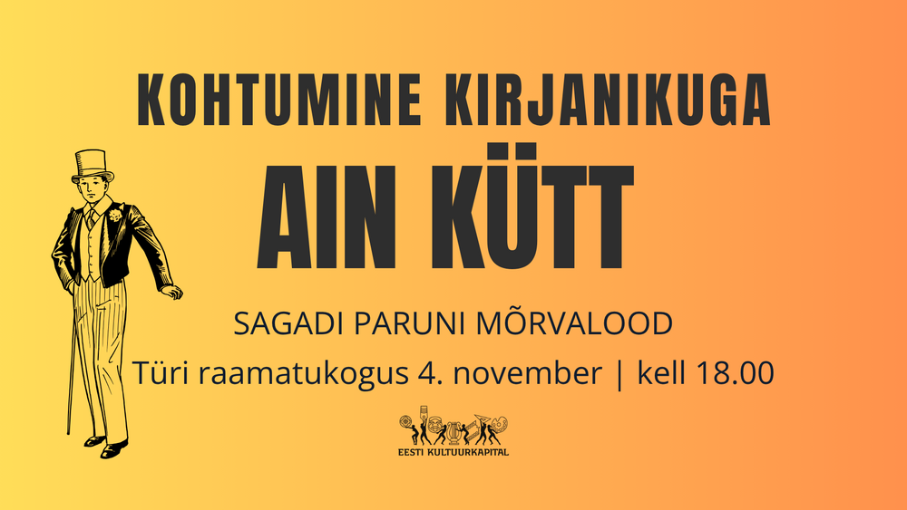 Kohtumine kirjanikuga Ain Kütt - Türi raamatukogu