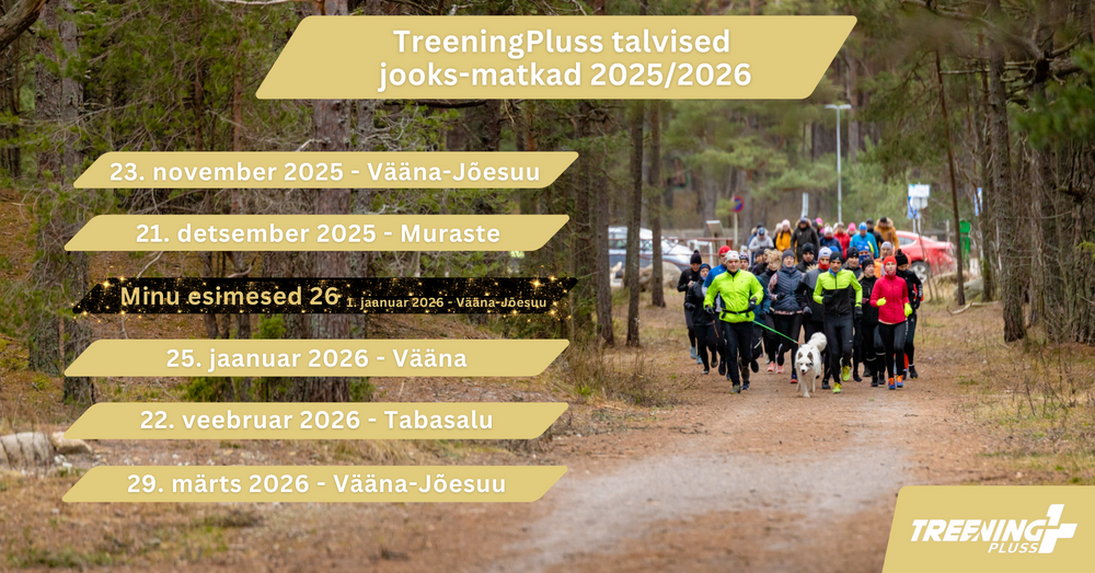 TreeningPluss Vääna jooks-matk - Vääna mõisa Tall-tõllakuur TreeningPluss Vääna jooks-matk - Vääna mõisa Tall-tõllakuur