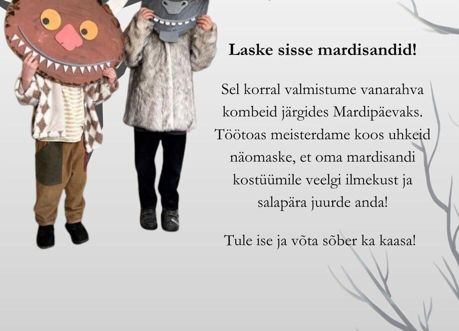 Mardipäeva töötuba - Vääna Tall-Tõllakuur