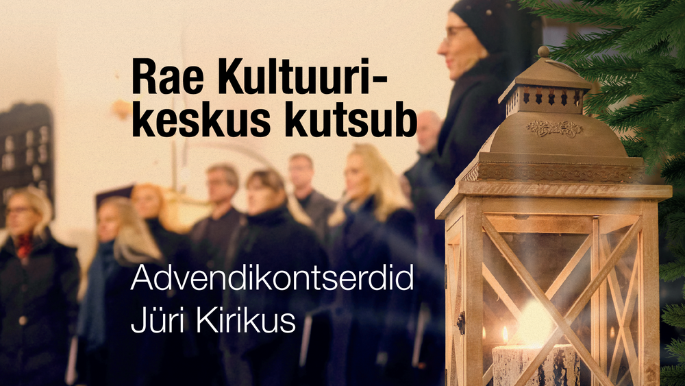 Teise advendiküünla süütamine Rae vallas - Jüri kirik