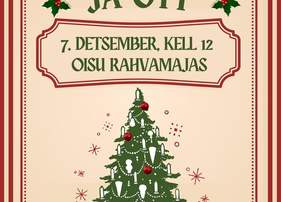 Jõululaat ja OTT Oisu rahvamajas - Oisu rahvamaja