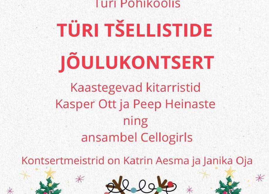 Türi tšellistide jõulukontsert - Türi Põhikool Türi tšellistide jõulukontsert - Türi Põhikool