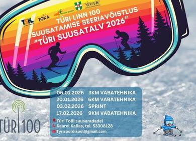 Türi linn 100 suusatalv 2026 - Türi Tollimets