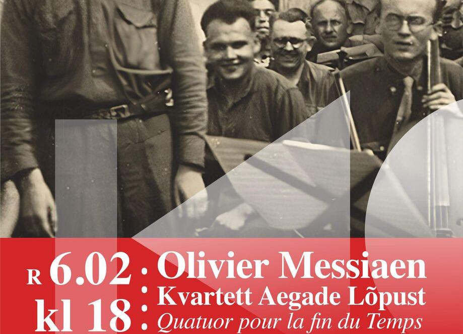 Uus Kontsert esitleb- Olivier Messiaen „Kvartett aegade lõpust” Türi kultuurikeskuses - Türi Kultuurikeskus