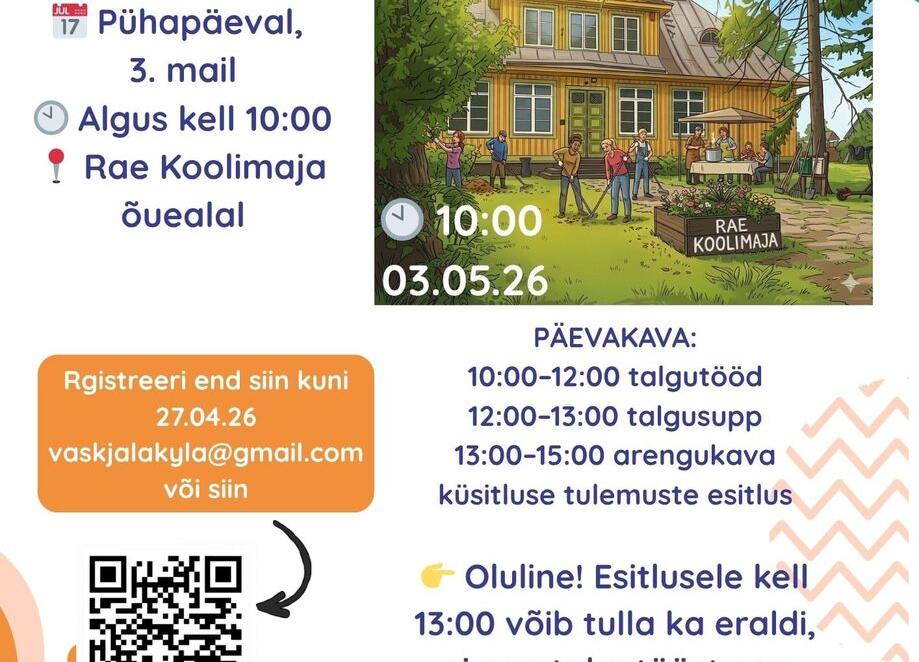 VASKJALA KÜLA KEVADINE TALGUPÄEV  - Rae Kultuurikeskus