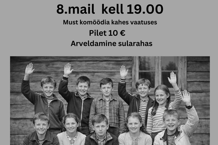 Raasiku näiteringi Mürkapõka etendus "EKSPERIMENT" - Rae Kultuurikeskus