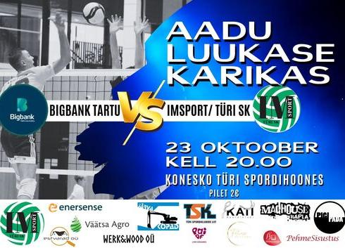 Aadu Luukase Karikas Bigbank Tartu vs IMsport / Türi SK - Konesko Türi Spordihoone