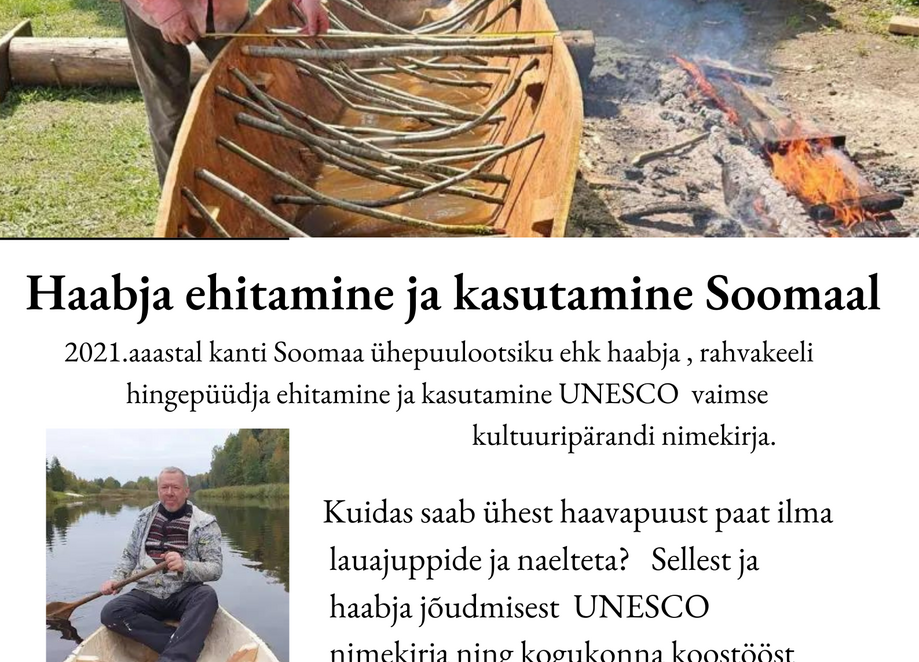 Haabja ehitamine ja kasutamine Soomaal / TÕN - Loo Raamatukogu