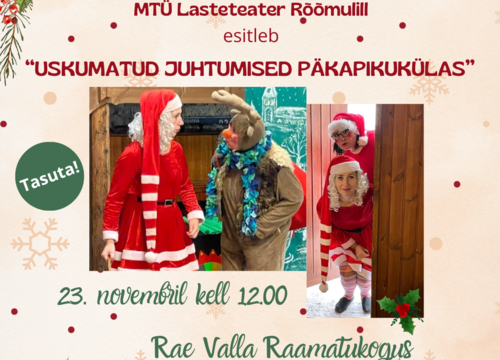 Muinasjututund. "Uskumatud juhtumised päkapikukülas" - Rae Valla Raamatukogu