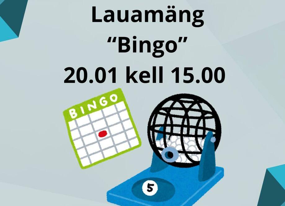 Lauamäng "Bingo" Loo noortekeskuses - Loo noortekeskus