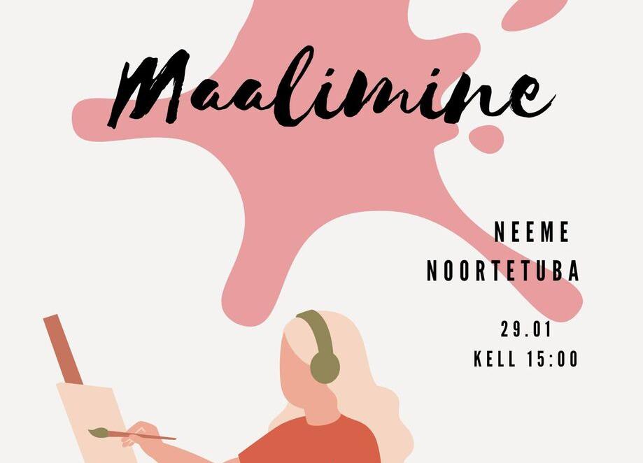 Maalimine Neeme noortetoas - Neeme Noortetuba