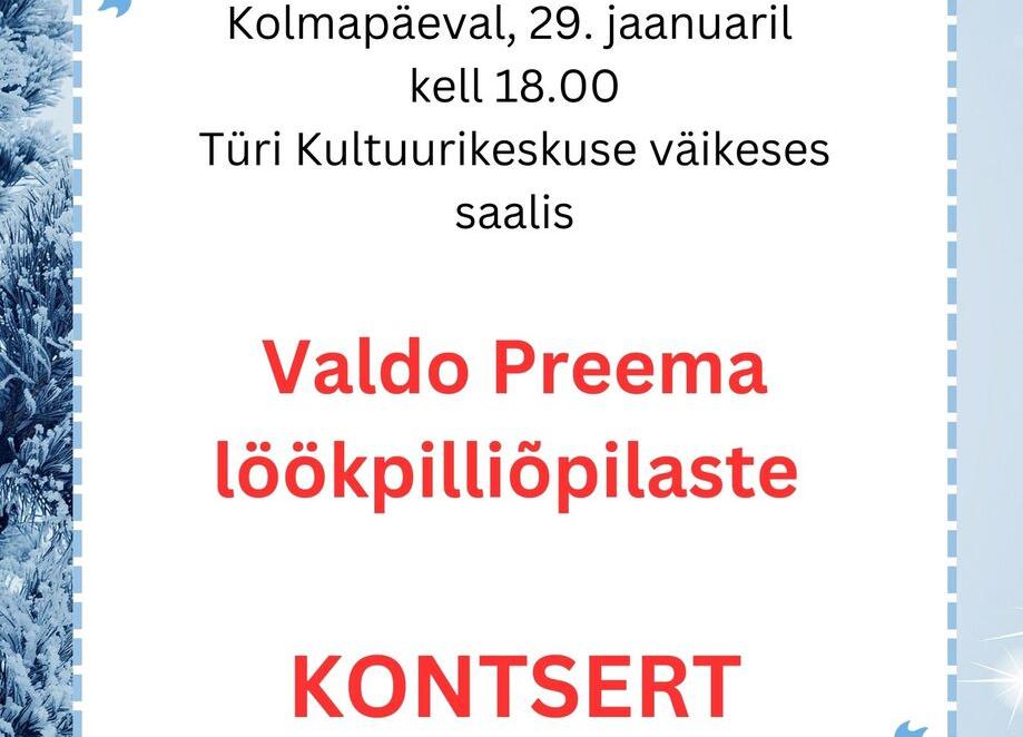 Valdo Preema löökpilliõpilaste kontsert - Türi Muusikakool