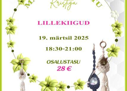 Makrameeõhtu Kristiga: Lillekiigud makrameest - Tabasalu käsitöökamber (Sarapuu 12