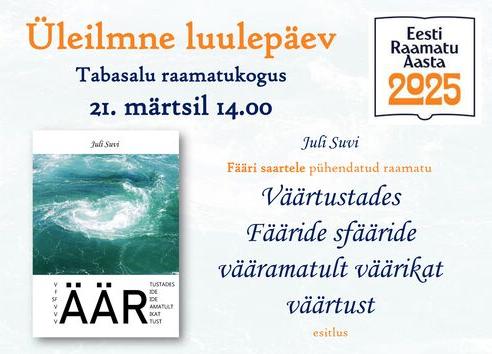 Juli Suvi Fääri saartele pühendatud raamatu esitlus - Tabasalu Raamatukogu