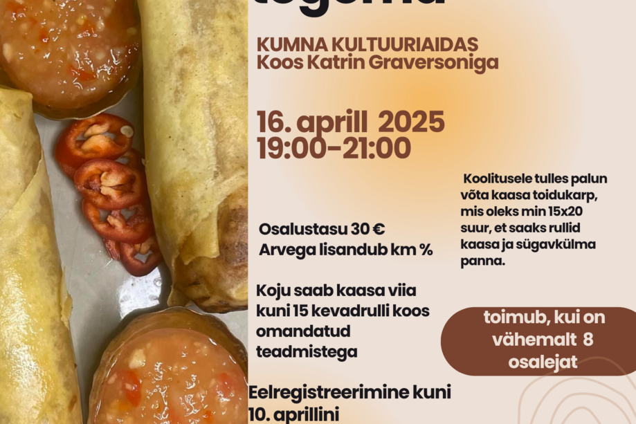 TÄHISTAME KEVADET, TEEME KEVADRULLE  - Kumna küla, Kivikirsi tee 1, Harku vald, 76614 Harjumaa