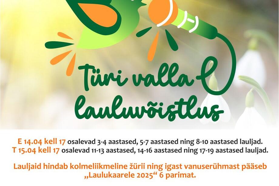 Türi valla lauluvõistlus 2025 Türi kultuurikeskuses - Türi Kultuurikeskus