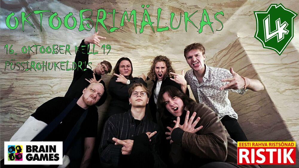 Oktoobrimälukas - Püssirohukelder