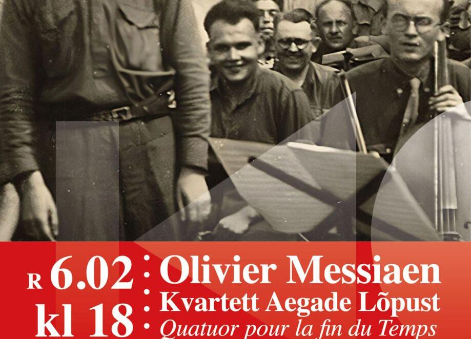 Uus Kontsert esitleb- Olivier Messiaen „Kvartett aegade lõpust” Türi kultuurikeskuses - Türi Kultuurikeskus