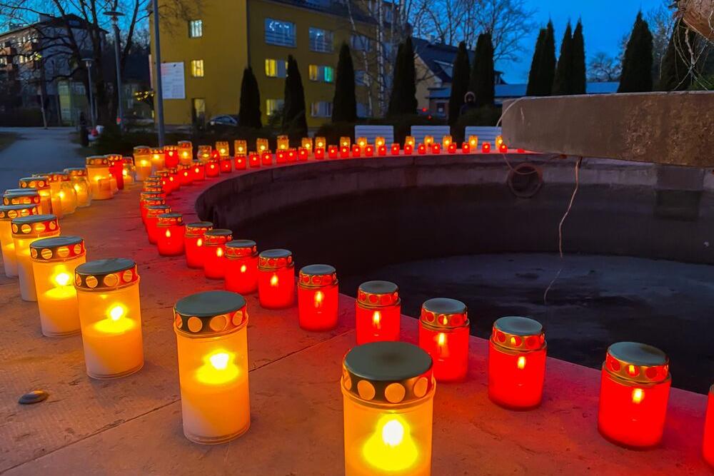 Ülemaailmse vähipäeva tähistamine - Türi Kultuurikeskuse park