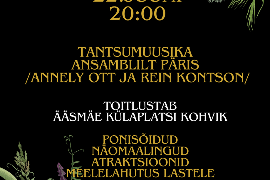 Ääsmäe Jaanituli - ÄKKK - Ääsmäe kärajamaja, kultuuri- ja kliimakeskus